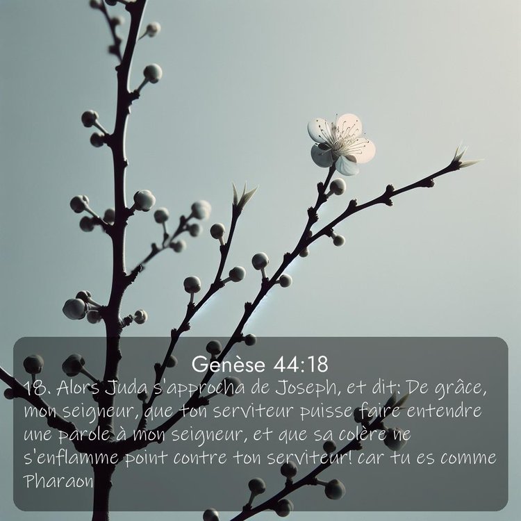 Segond Genèse 44:18