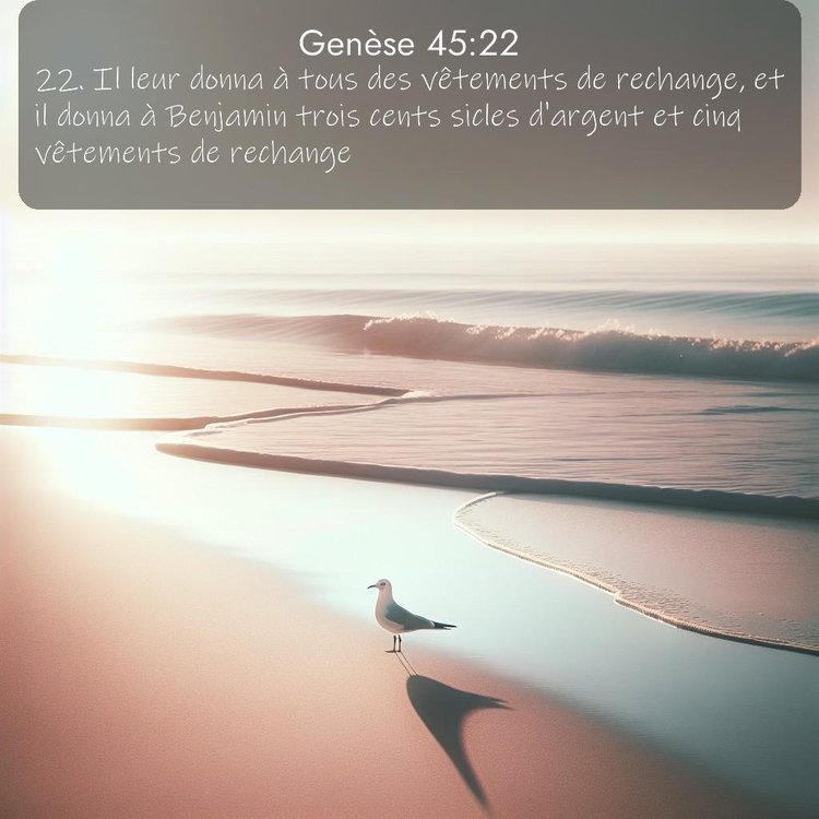 Segond Genèse 45:22