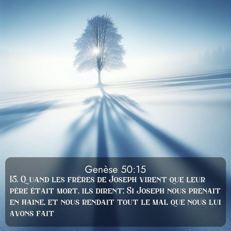 Segond Genèse 50:15