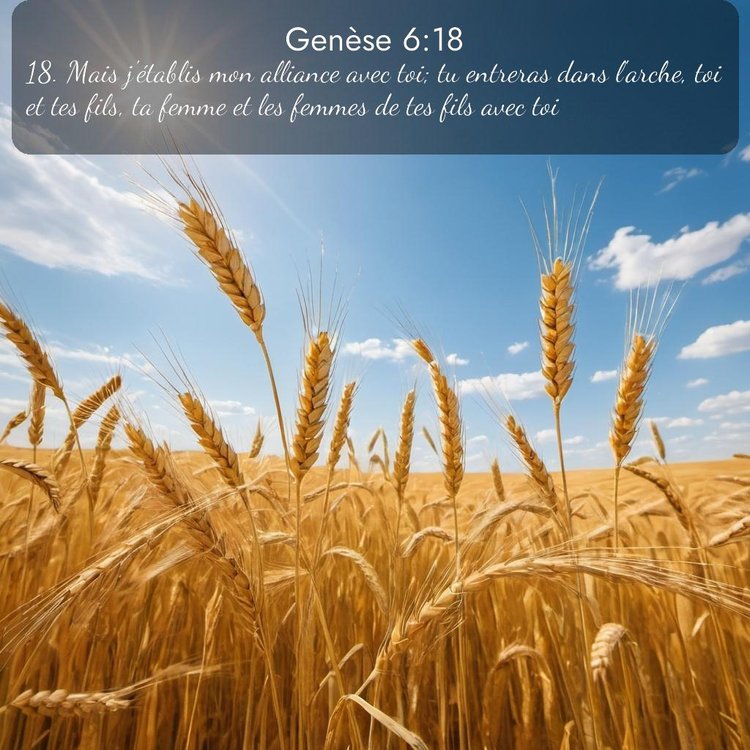 Segond Genèse 6:18