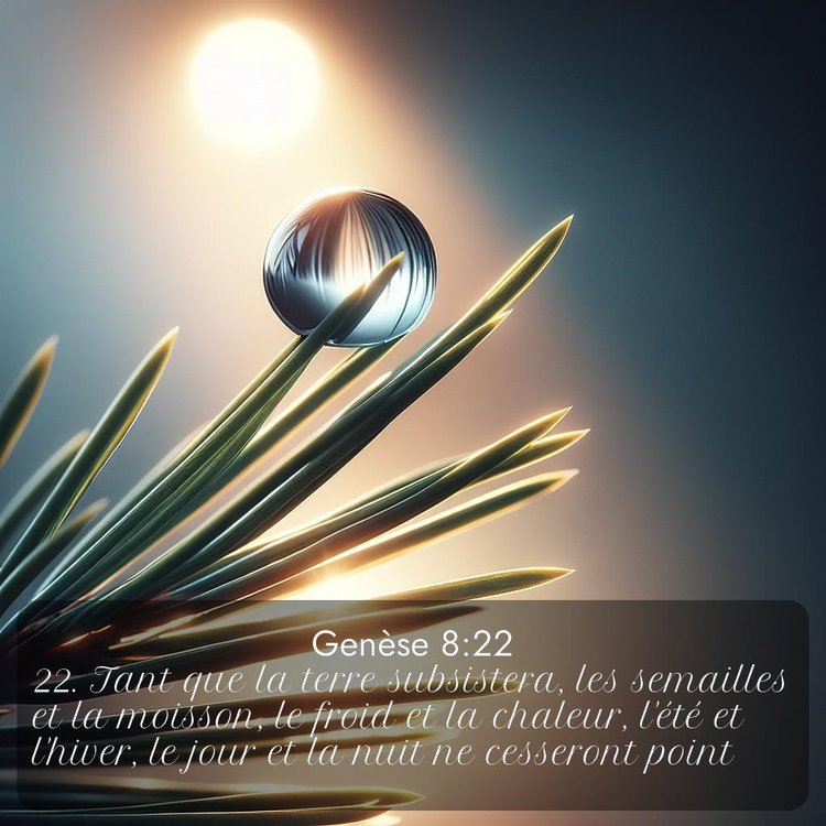 Segond Genèse 8:22