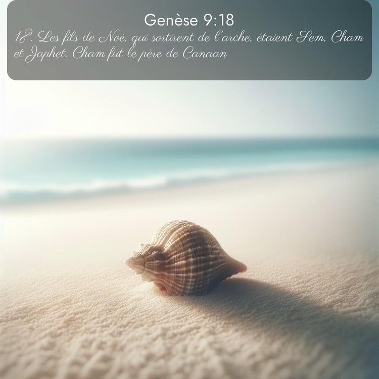 Segond Genèse 9:18