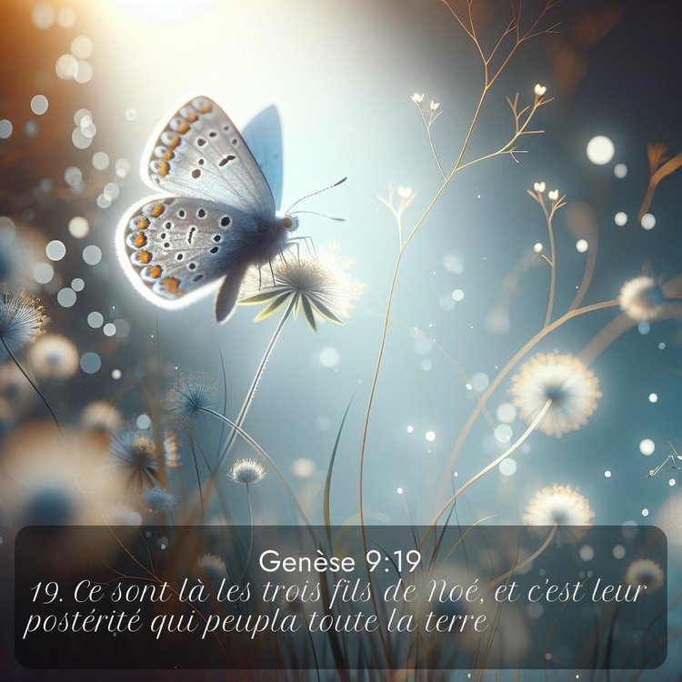 Segond Genèse 9:19