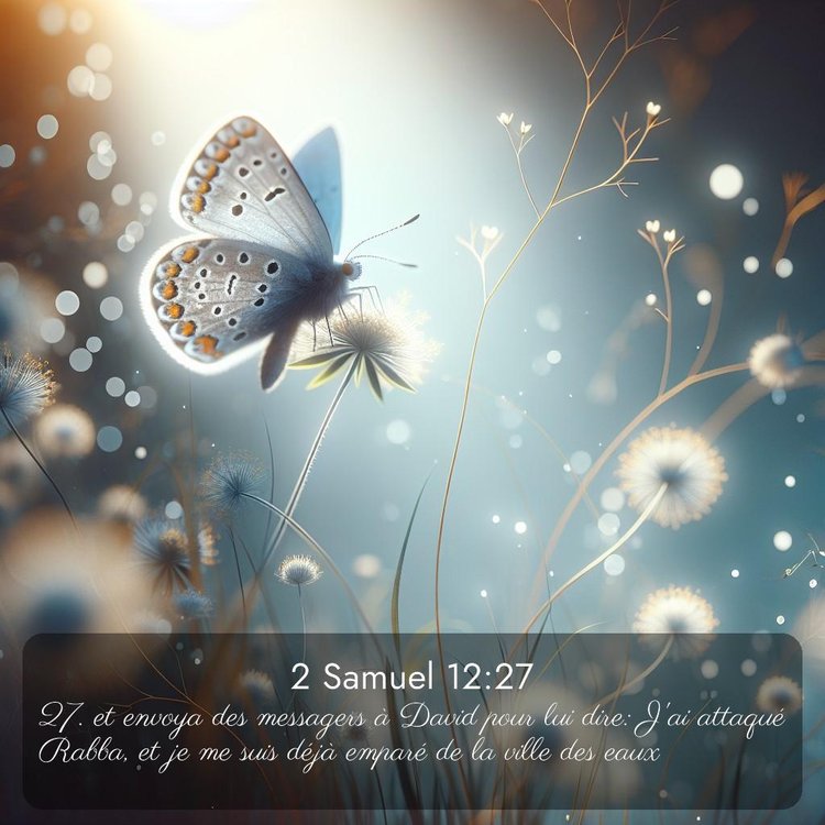 Segond 2 Samuel 12:27