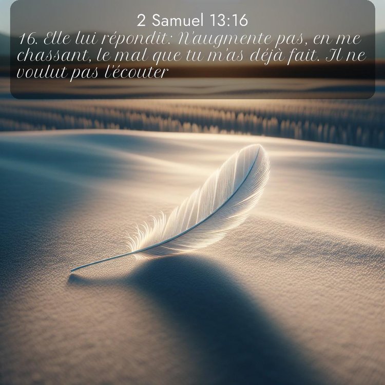 Segond 2 Samuel 13:16