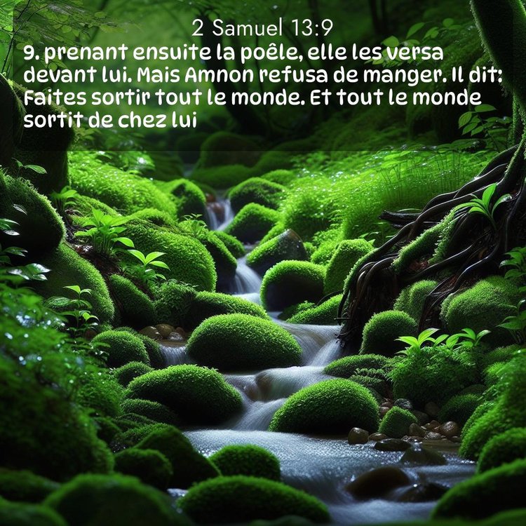 image nature avec verset biblique de la Bible