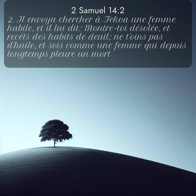 Segond 2 Samuel 14:2