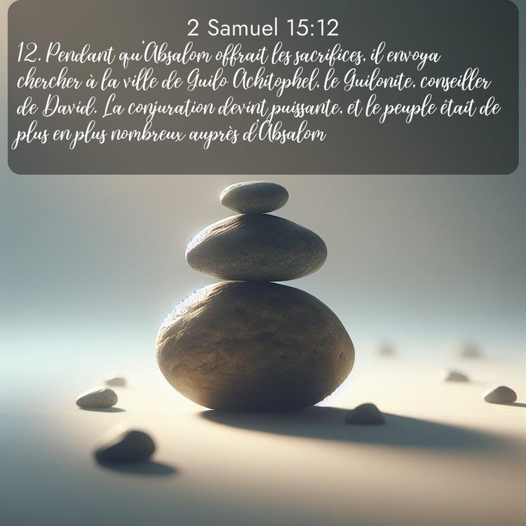 Segond 2 Samuel 15:12