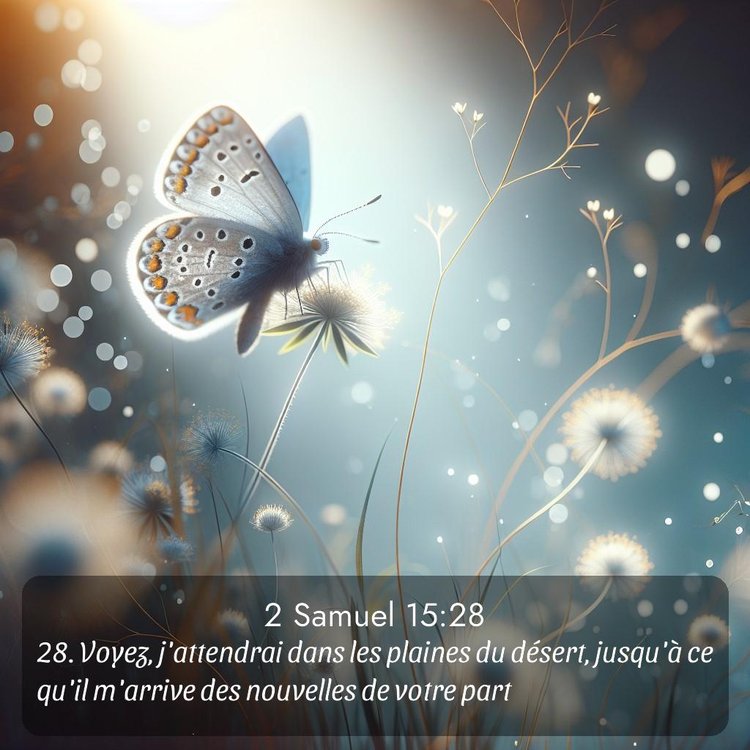 Segond 2 Samuel 15:28