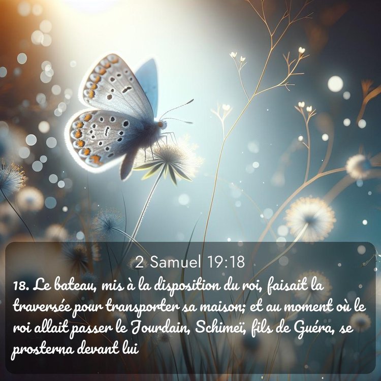 Segond 2 Samuel 19:18