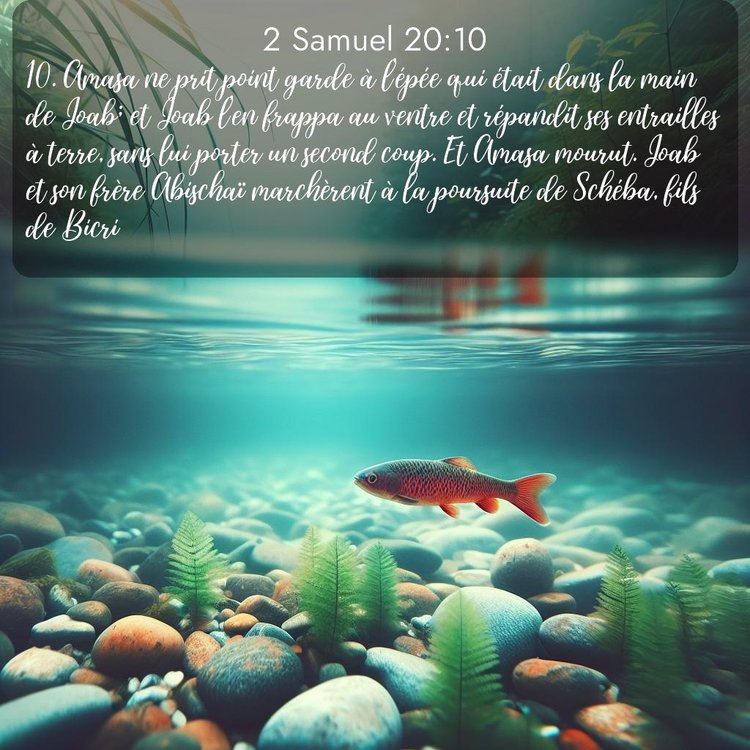 Segond 2 Samuel 20:10