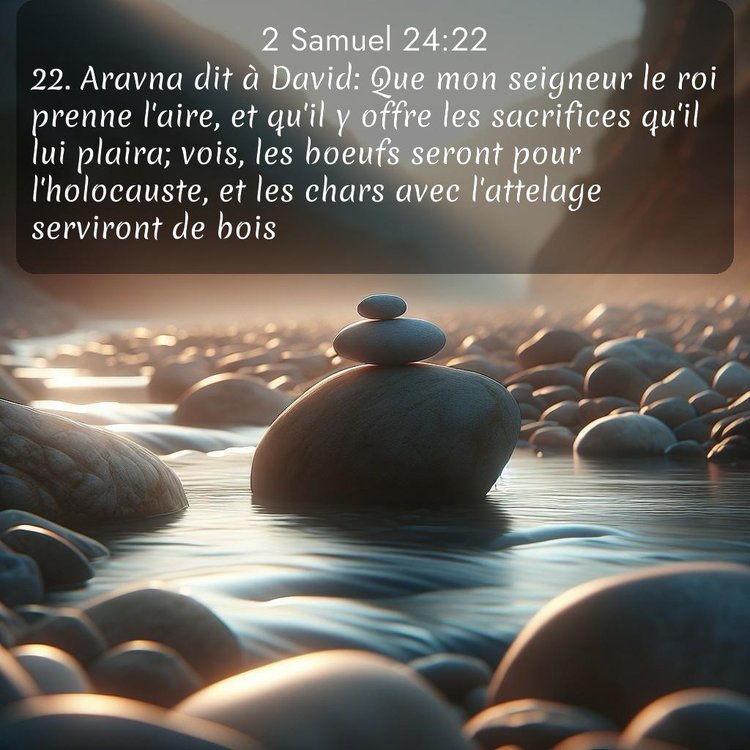 Bible Segond 2 Samuel 24:22