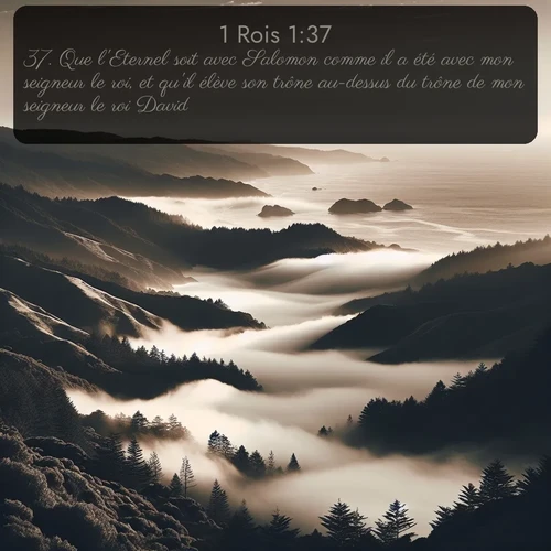 Segond 1 Rois  ; image nature: image avec le verset biblique :Que l&#039;Eternel soit avec Salomon comme il a été avec mon seigneur le roi, et qu&#039;il élève son trône au-dessus du trône de mon seigneur le roi David! ;  ; 1:37