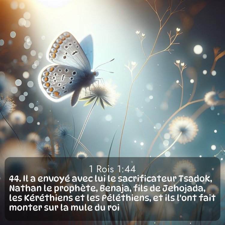 Segond 1 Rois 1:44