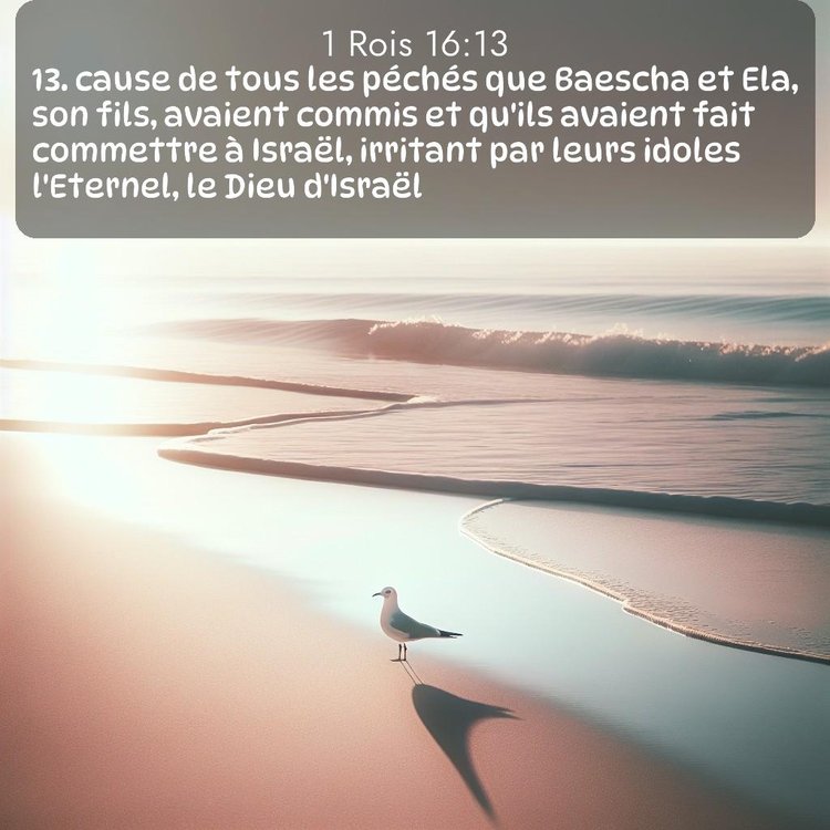 Segond 1 Rois 16:13