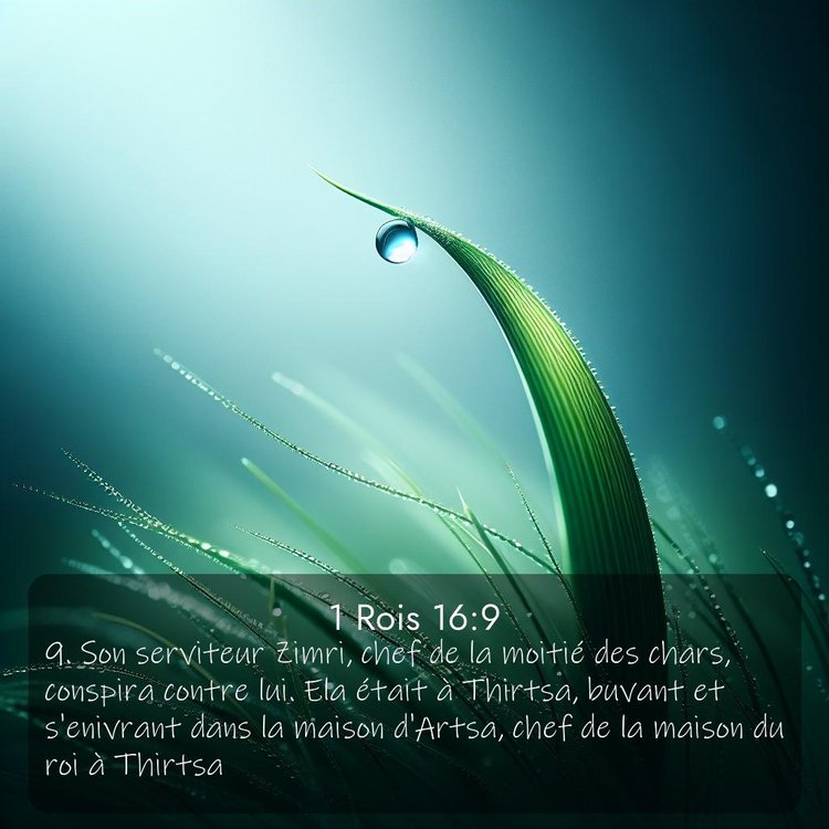 Segond 1 Rois 16:9