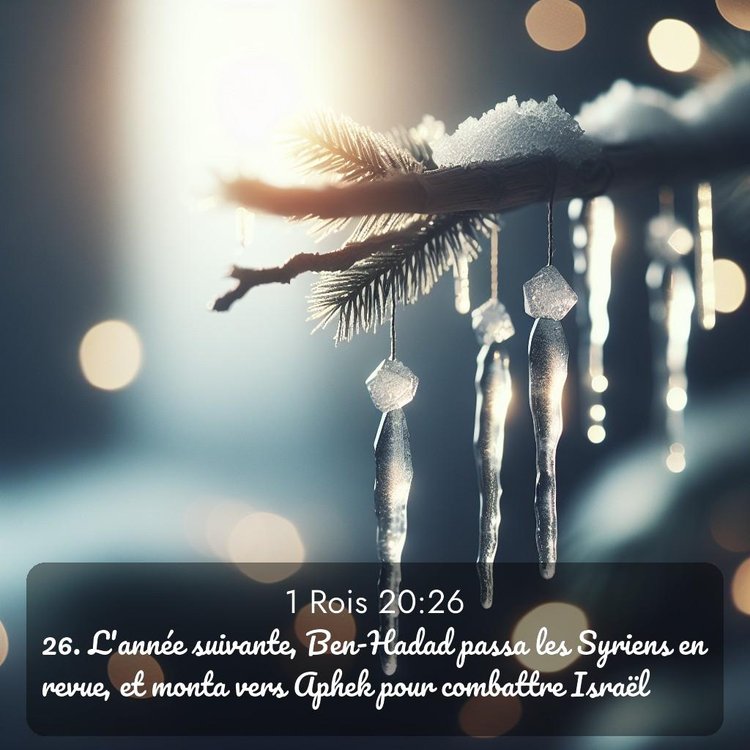 Segond 1 Rois 20:26