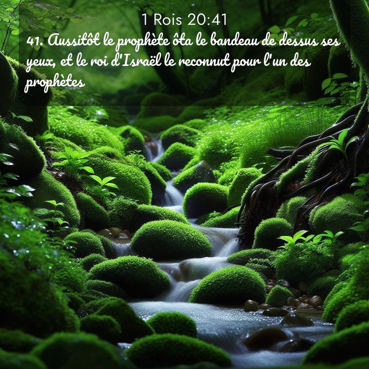 Segond 1 Rois 20:41