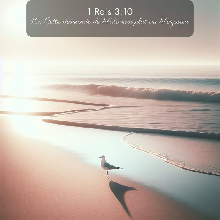 Segond 1 Rois 3:10