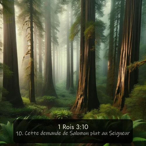 Segond 1 Rois  ; image nature: image avec le verset biblique :Cette demande de Salomon plut au Seigneur. ;  ; 3:10