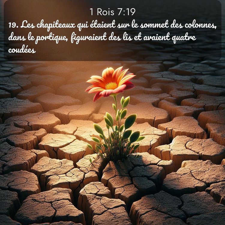 Segond 1 Rois 7:19