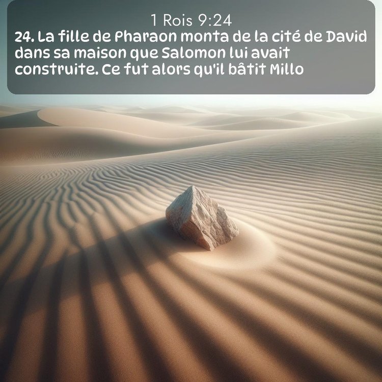 Segond 1 Rois 9:24