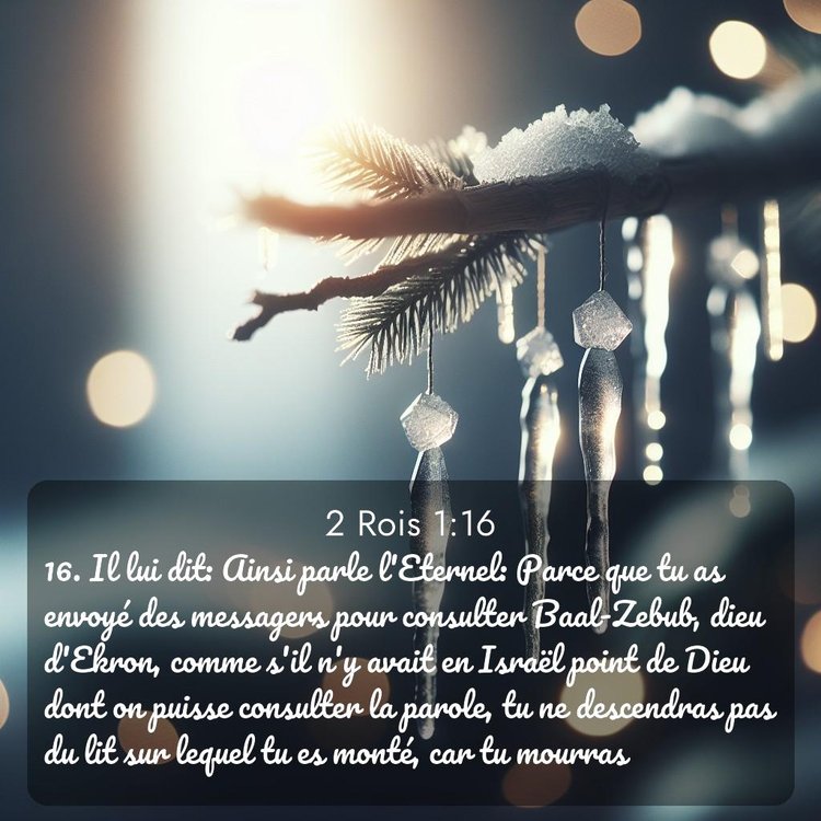 Segond 2 Rois 1:16