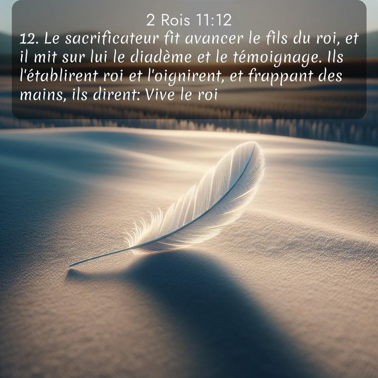 Segond 2 Rois 11:12