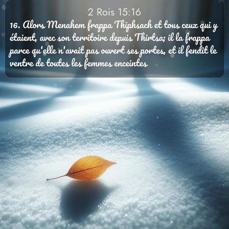 image nature avec verset biblique de la Bible