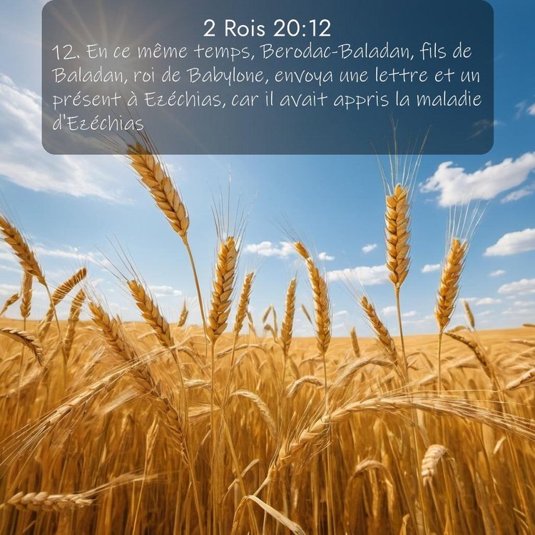 Segond 2 Rois 20:12