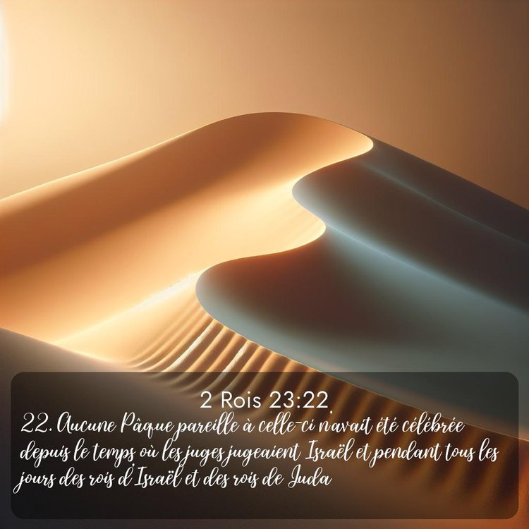 Segond 2 Rois 23:22