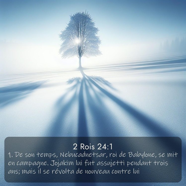 Segond 2 Rois 24:1