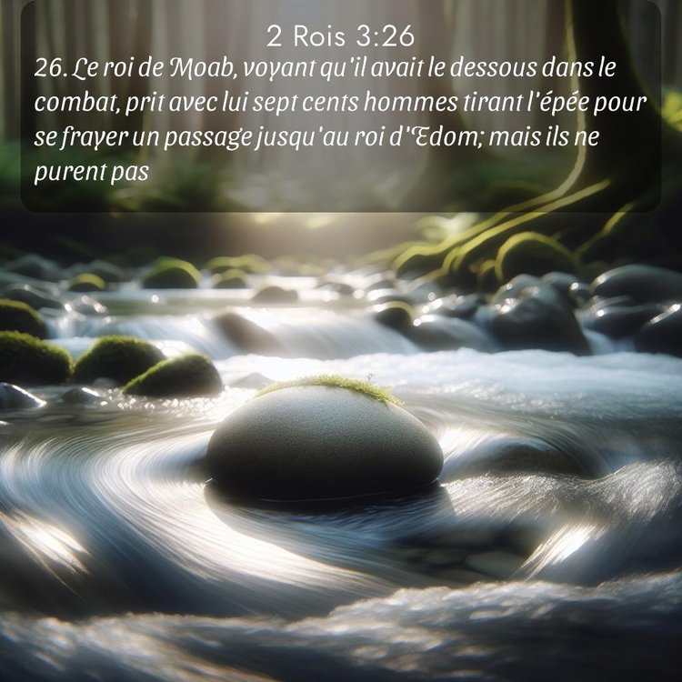 Segond 2 Rois 3:26