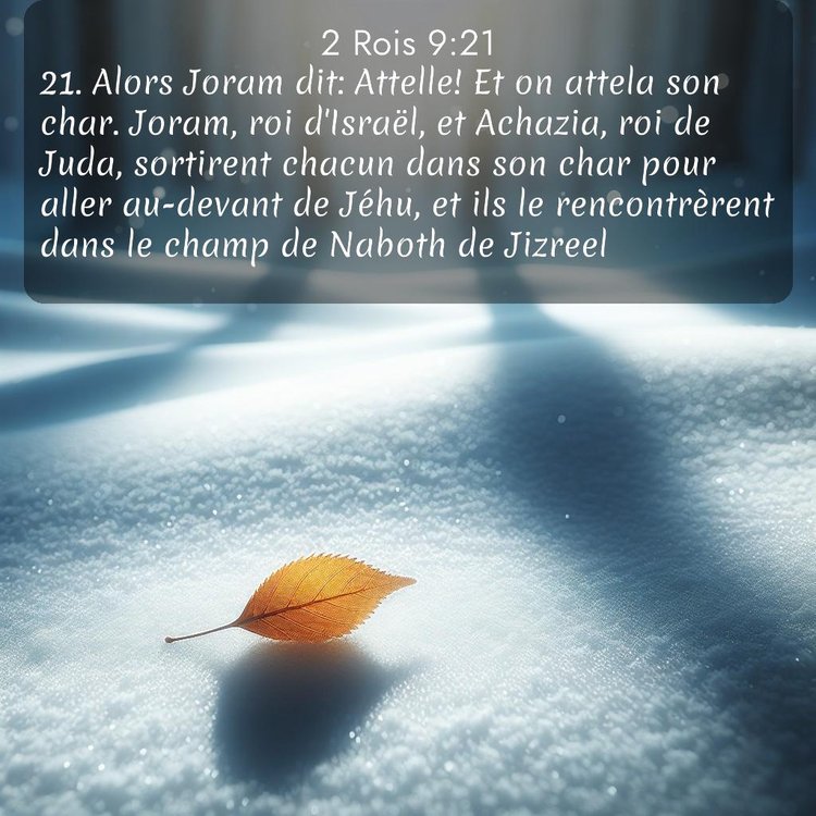 Segond 2 Rois 9:21