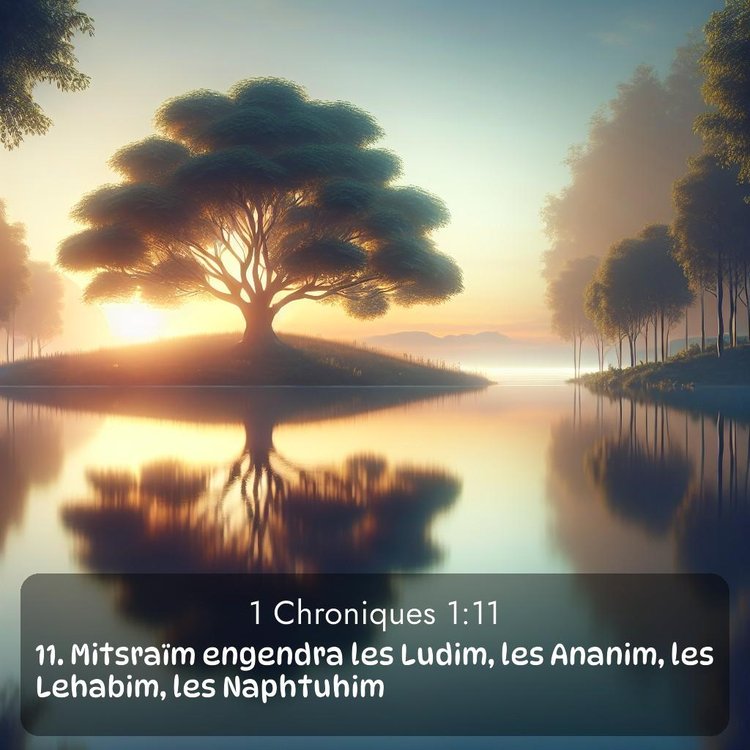 Segond 1 Chroniques 1:11