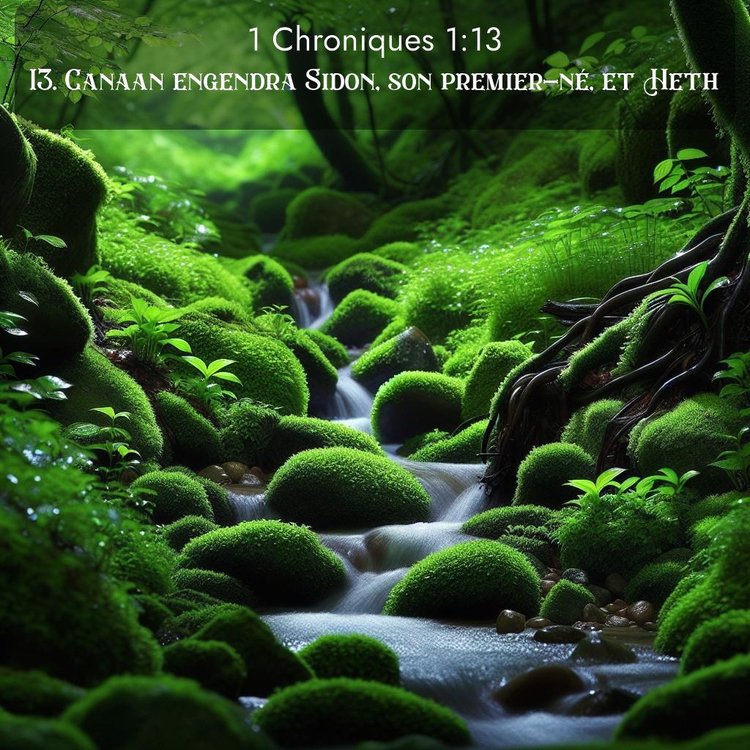 Segond 1 Chroniques 1:13