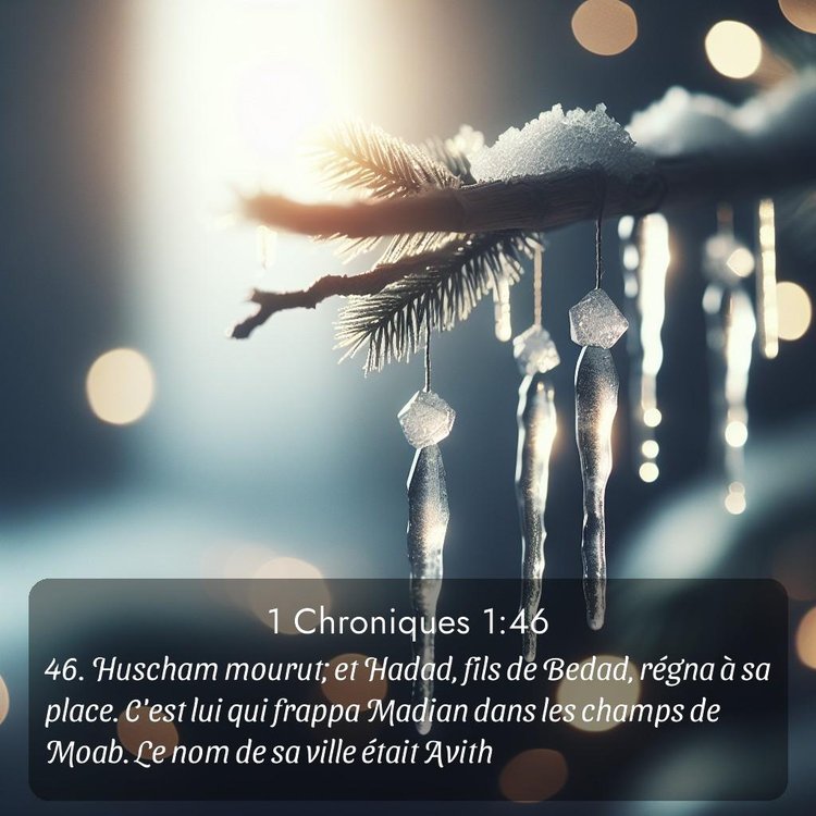 Segond 1 Chroniques 1:46