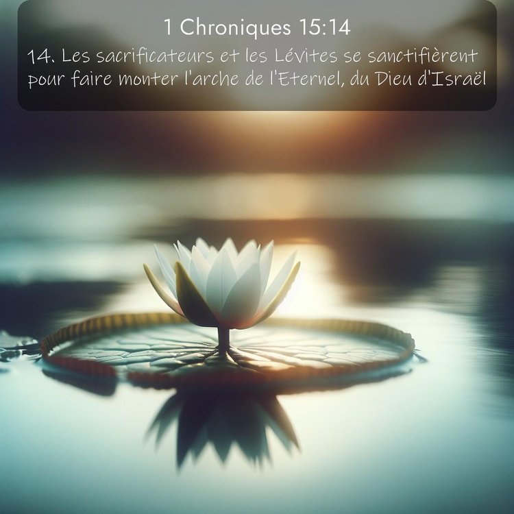 Segond 1 Chroniques 15:14