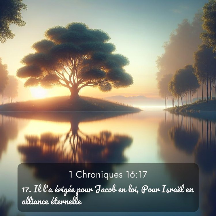 Segond 1 Chroniques 16:17