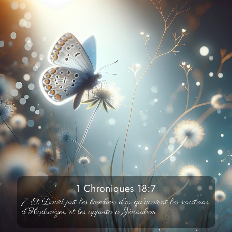 Segond 1 Chroniques 18:7