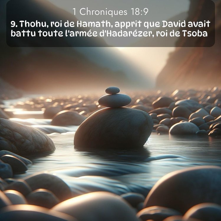 Segond 1 Chroniques 18:9