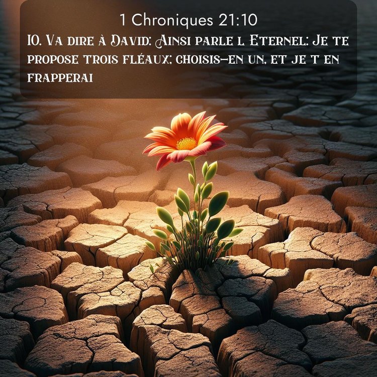 Segond 1 Chroniques 21:10