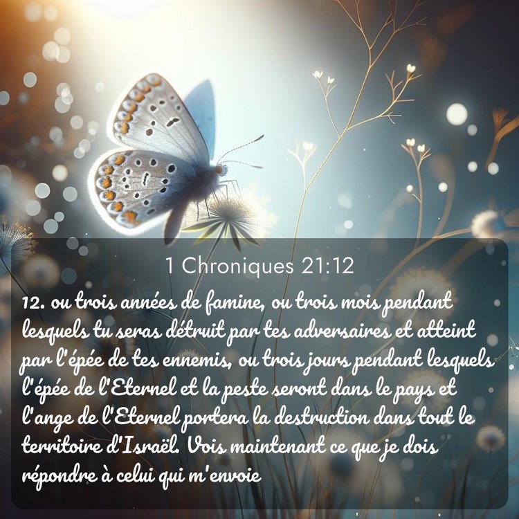 image nature avec verset biblique de la Bible
