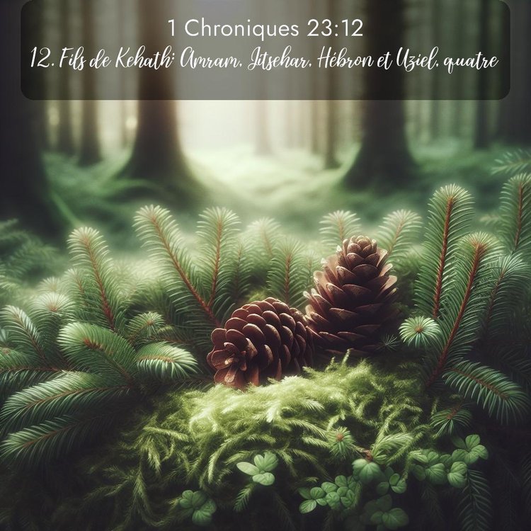 Segond 1 Chroniques 23:12