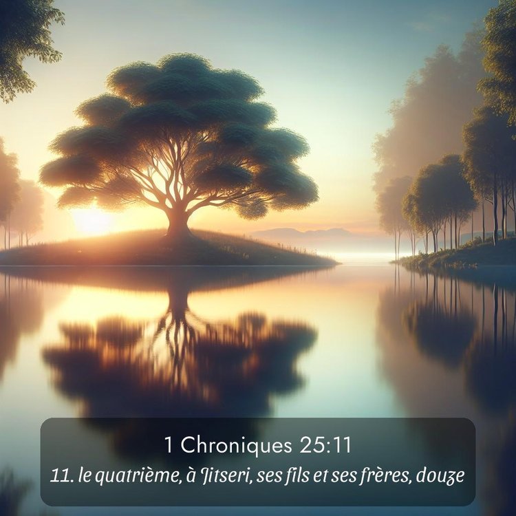 Segond 1 Chroniques 25:11