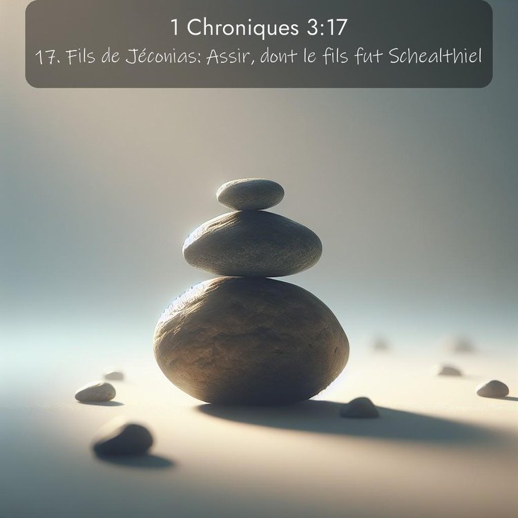 Segond 1 Chroniques 3:17