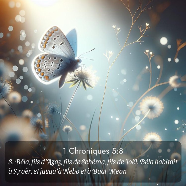 Segond 1 Chroniques 5:8