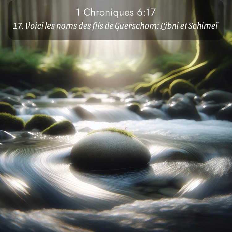 Segond 1 Chroniques 6:17