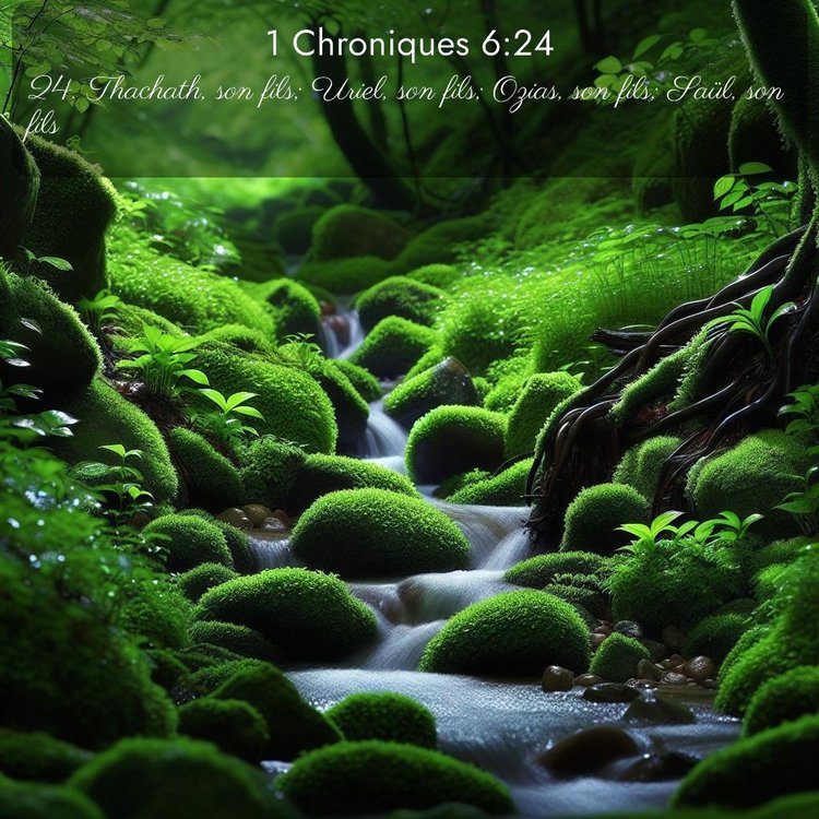 Segond 1 Chroniques 6:24