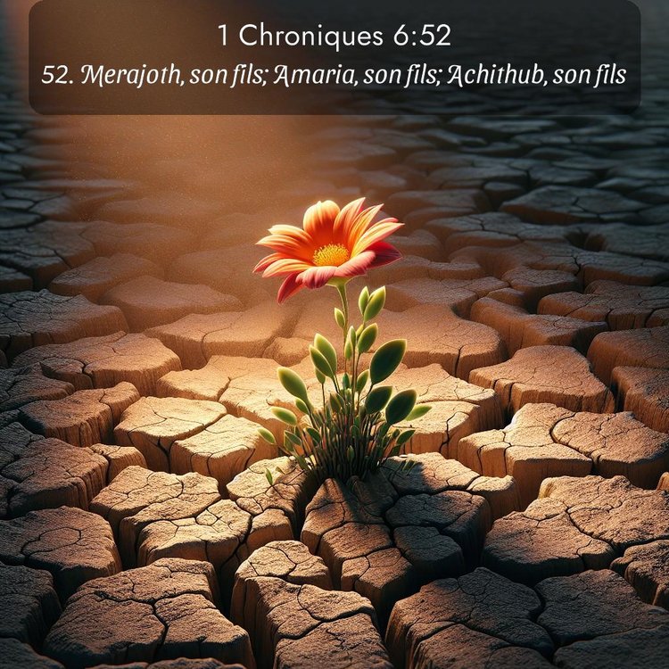 Segond 1 Chroniques 6:52